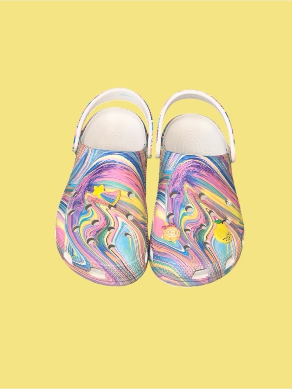 Crocs OUT OF THIS WORLD Multi clogs women’s sandals shoes size 11 men size 9 - Picture 10 of 14